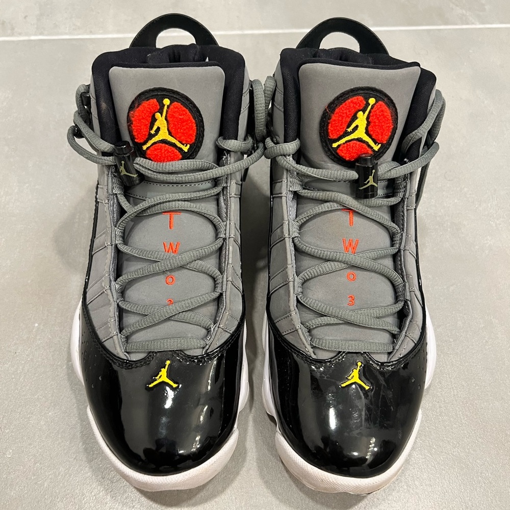 Nike Air Jordan 6 Rings Light Graphite 322922-022 Smoke Grey Mens size 8.